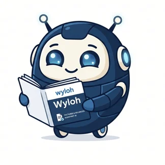 Pixel, la mascotte de Wyloh, en train de lire un carnet Wyloh